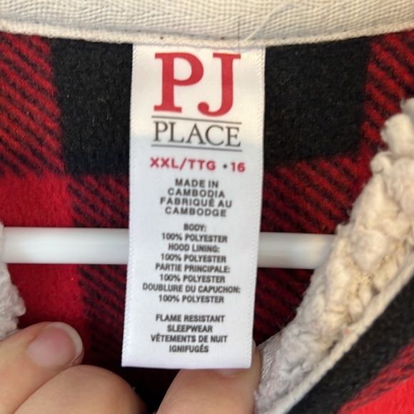 Boys XL X-Large Lot of 3 Pajamas Fleece Thermal Separates One Piece Pants 14 - Picture 13 of 15